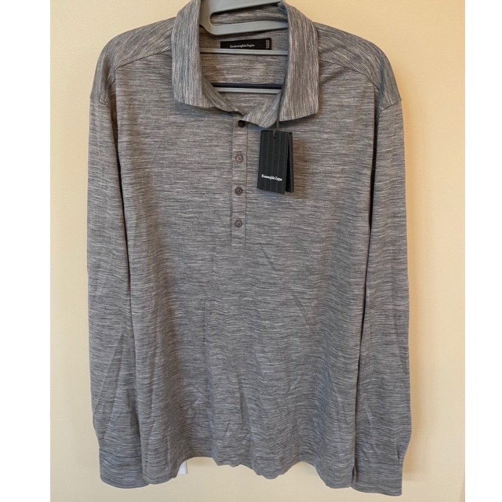 Ermenegildo Zegna NWT! Grey long sleeve